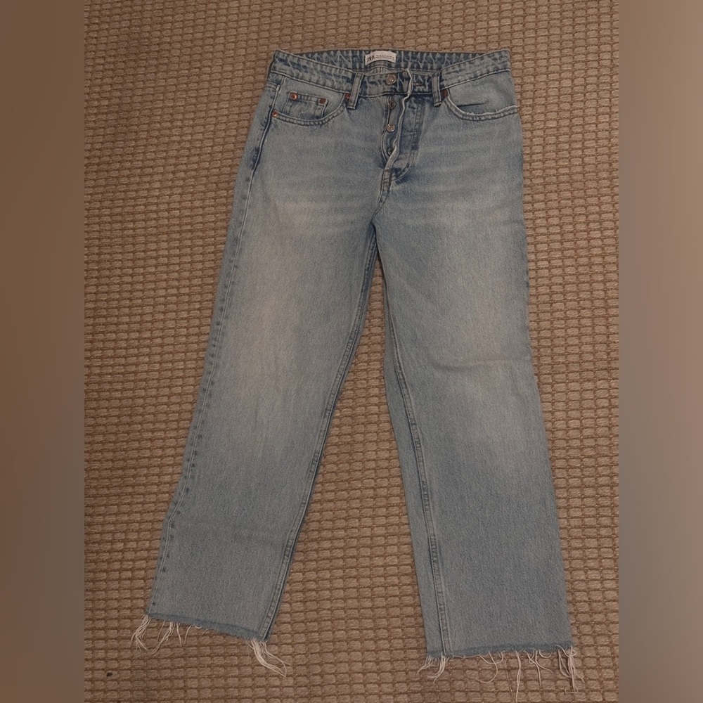 Zara Mom Straight Jeans